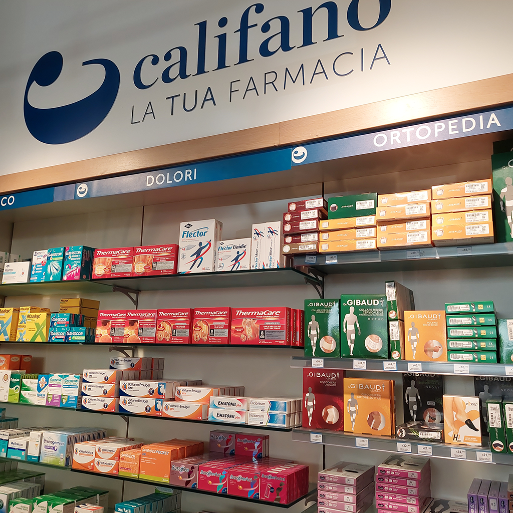 Farmacia Califano Allestimento Visual - Groon